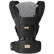 تصویر آغوشی نشیمن دار ضد تعریق و حساسیت اودوکس Odox odox pb100 baby carrier with hip seat code :PB100