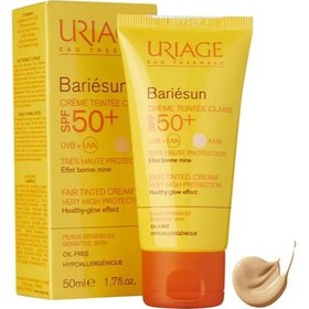 تصویر کرم ضد آفتاب رنگی spf 50 بریسان اوریاژ URIAGE Bariesun Fair Tinted Cream SPF 50