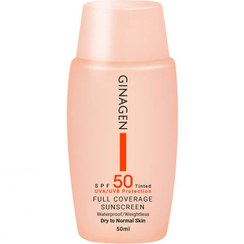 تصویر ضد آفتاب ژیناژن رنگی فیوژن واتر SPF50 