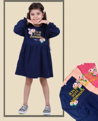 تصویر پیراهن دخترانه بچگانه کیفیت درجه یک - سر 