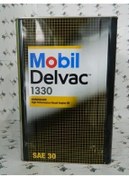 تصویر روغن و مکمل موتور DELVAC 1330 SAE 30 16 کیلوگرم دیزل تک بریک موبیل اورحینال Mobil 