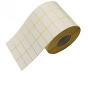 تصویر لیبل کاغذی سایز ۳۰×۱۰ میلی متر سه ردیفه ۱۰ هزار عددی 