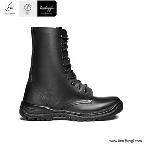 تصویر پوتین شاهین چرم چاپی Printed leather falcon boots