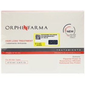 تصویر آمپول ضد ریزش(ویال) اورفین فارما ا orphinfarma hair loss treatment orphinfarma hair loss treatment