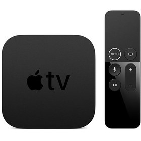 تصویر پخش کننده تلویزیون اپل - مدل Apple TV 4K - مشکی - 32 گیگابایت 