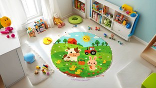 تصویر زیرانداز ضدآب اسباب بازی و غذای کودک zb89aa1 zb89aa1