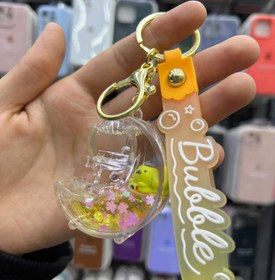 تصویر جاکلیدی فانتزی آکوارریومی اورجینال فانتزی - Alien and Moon Aquarium Fantasy Keychain