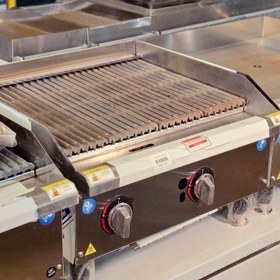 تصویر گریل گازی 60 سانت ذغالی 