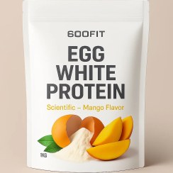 تصویر پودر سفیده تخم مرع 83 درصد با طعم انبه وزن 1000 گرمی 