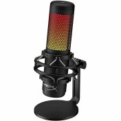 تصویر HyperX QuadCast S Gaming Microphone میکروفون گیمینک هایپرایکس مدلQuadCast S - مشکی( [جعبه باز پشت ویترینی )