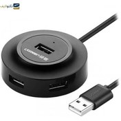 تصویر هاب 4 پورت USB2.0 یوگرین Hub UGREEN USB2.0 CR106 2027 