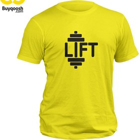 تصویر تیشرت زرد lift 
