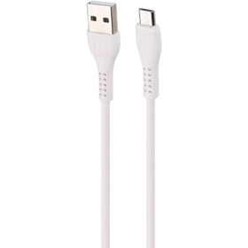 تصویر کابل کوتاه میکرو یو اس بی 2.1 آمپر لونارک LPC11A طول 25 سانتی متر Lonark LPC11A 2.1A 25cm USB To MicroUSB Cable