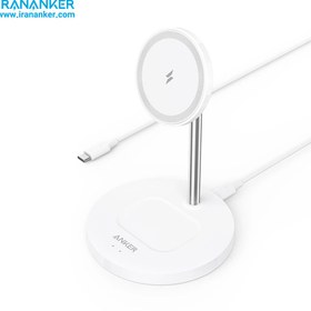 تصویر پایه شارژ بی سیم انکر مدل A2543 ظرفیت ۷.۵ وات 