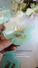 تصویر پالت رزینی عکاسی ناخن 10سانتی پنج انگشتی 