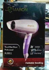 تصویر سشوار مسافرتی ۱۶۰۰ وات "پرومارون" مدل RL 811 Promaron Travel Hair Dryer