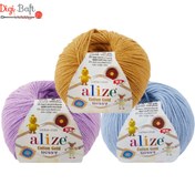 تصویر کاموا آلیز کتان گلد هابی نیو نرم و ضد حساسیت 