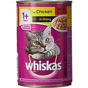 تصویر کنسرو گربه ویسکاس با طعم مرغ مدل خورشتی 400 گرم ا Whiskas Cat With Chicken 400g Whiskas Cat With Chicken 400g
