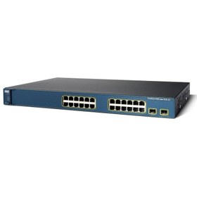 تصویر سوئیچ سیسکو 24 پورت WS-C3560-24PS-S Cisco WS-C3560-24PS-S 24-Port Managed Switch