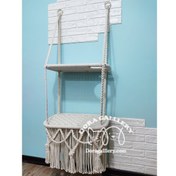 تصویر شلف 2طبقه گربه مدل پژال 