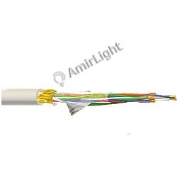 تصویر کابل مخابراتی داخل ساختمان (هوایی) 0.6×2×100 سیمیا Indoor Telecommunication Cable (air) 100*2*0.6 Simia