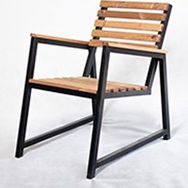تصویر صندلی راحتی چوبی 