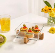 تصویر ظرف سرو مربع لیمون کد 273A 