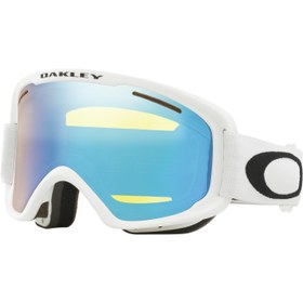 تصویر گاگل و عینک اسکی اوکلی مدل O Frame 2. Pro آبی با بند سفید XM 