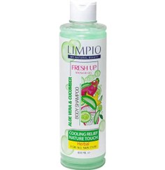 تصویر شامپو بدن حاوی عصاره آلوئهورا و خیار 400 میل لیمپیو Limpio Aloe Vera And Cucumber Body Shampoo 400ml