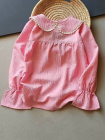 تصویر شومیز چهارفصل ۳۷ - رنگ‌زرد / سایز۷۰ 