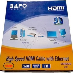 تصویر کابل 15 متری HDMI بافو ورژن 2 