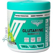 تصویر گلوتامین300گرمی ماسل بادی muscle body - لیمویخ ICE LEMON GLUTAMINE MUSCLE BODY NUTRITION