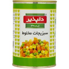 تصویر کنسرو سبزیجات 420گرم دلپذیر 