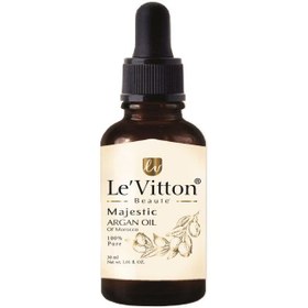 تصویر روغن آرگان لویتون (Le vitton) مدل majestic حجم 30 میلی‌لیتر روغن مو