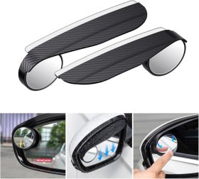 تصویر آینه نقطه کور خودرو مدل سایه بان دار 2 عددی 