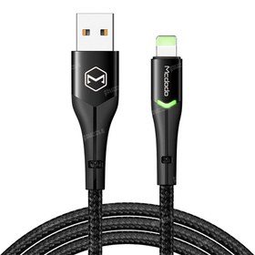 تصویر کابل مک دو دو USB Lightrin ، مدل CA-7840 - مشکی / IPhone 8 Lightrin USB MCDODO Cable Model CA-7840