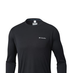 تصویر تیشرت آستین بلند مردانه سیاه برند columbia 14 Erkek Zero Rules Long Sleeve Tshirt Am6083