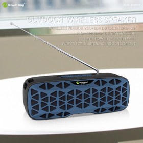 تصویر اسپیکر قابل حمل بلوتوث نیوریکسینگ NR-B8FM NewRixing NR-B8FM bluetooth Portable Speaker