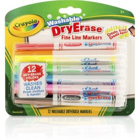 تصویر ۱۲ عدد ماژیک برند crayola 12 Count Markers