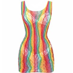 تصویر بادی فانتزی رنگین‌کمانی 