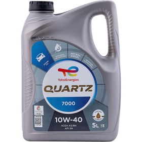 تصویر روغن موتور توتال Quarz 7000 10W40 SN حجم 5 لیتر امارات 