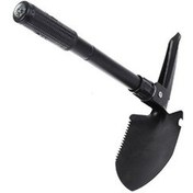 تصویر بیل و کلنگ تاشو چندکاره فولاد کربن Carbon steel multi-purpose folding shovel and pickaxe