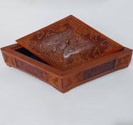 تصویر جعبه لوزی شکلات خوری و.. 