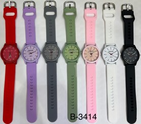 تصویر ساعت بولون دخترانه انالوگ B-34 - مشکی / B_3414 B-34 analog girls watch