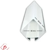 تصویر پروفیل لاینر کنج دو لاین ذوزنقه کد 14 ( 3متری) 