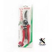 تصویر قیچی باغ طرح سامورایی با تیغ و فنر 