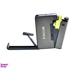 تصویر جعبه سیگار فوکوس مدل YH001 به همراه فندک 