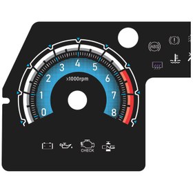تصویر صفحه کیلومتر لیون کد 02 مناسب برای پراید 