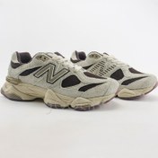 تصویر کتانی نیو بالانس 9060 مردانه سایز ۴۰ تا ۴۵ با رنگ طوسی و سفید 
