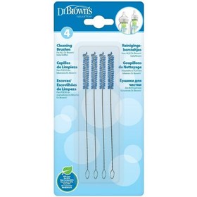 تصویر برس شیشه شوی دکتر براونز مدل 620 بسته 4 عددی Dr Browns 620 Soap Dispensing Bottle Brush Pack Of 4